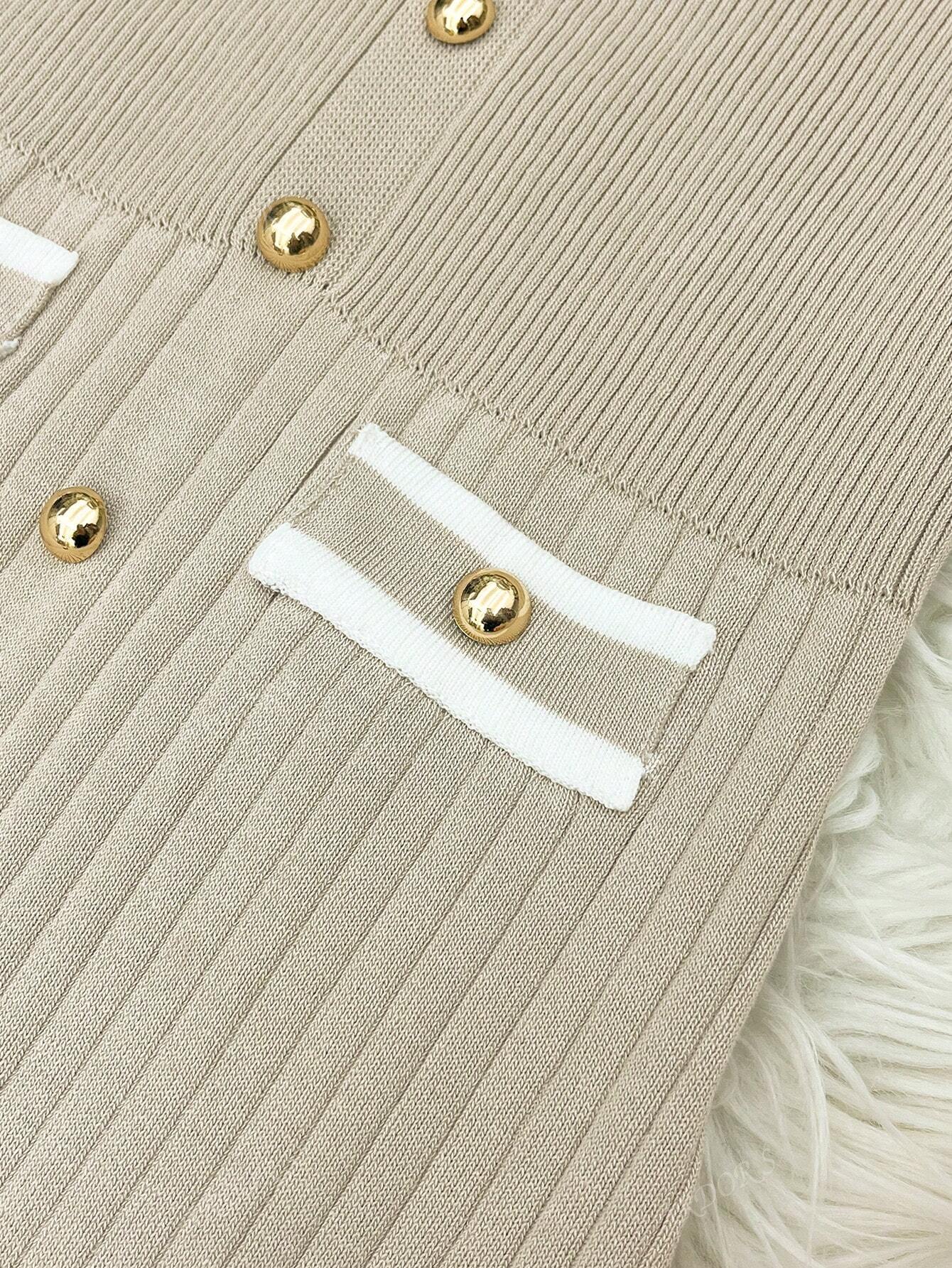 VELINE Elegante Gebreide Jurk