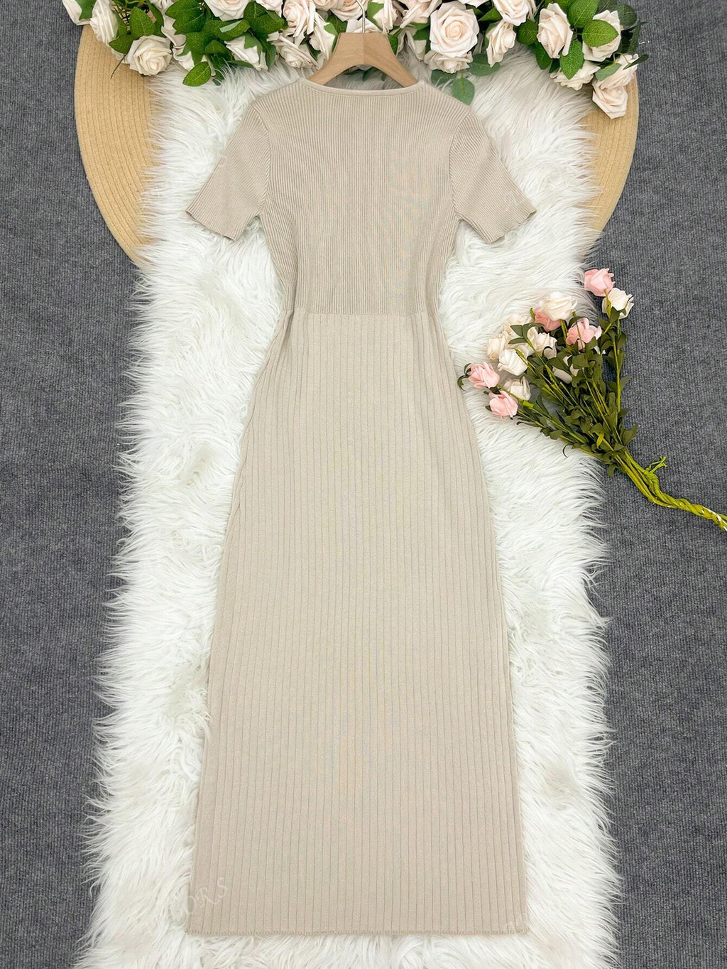 VELINE Elegante Gebreide Jurk