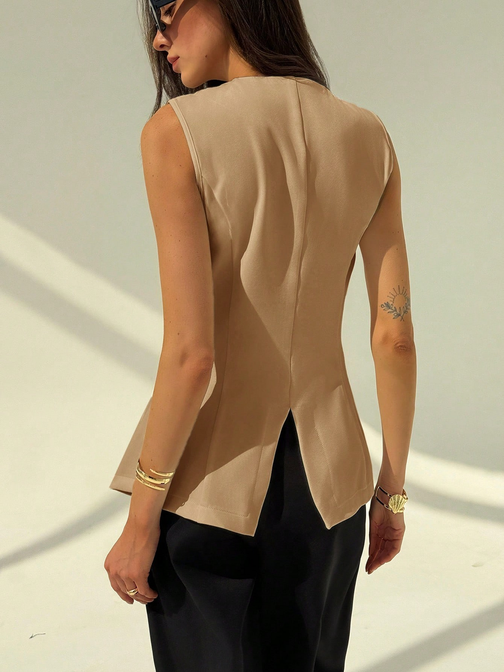 ESSENZA Vest Metalen Decor Blazer