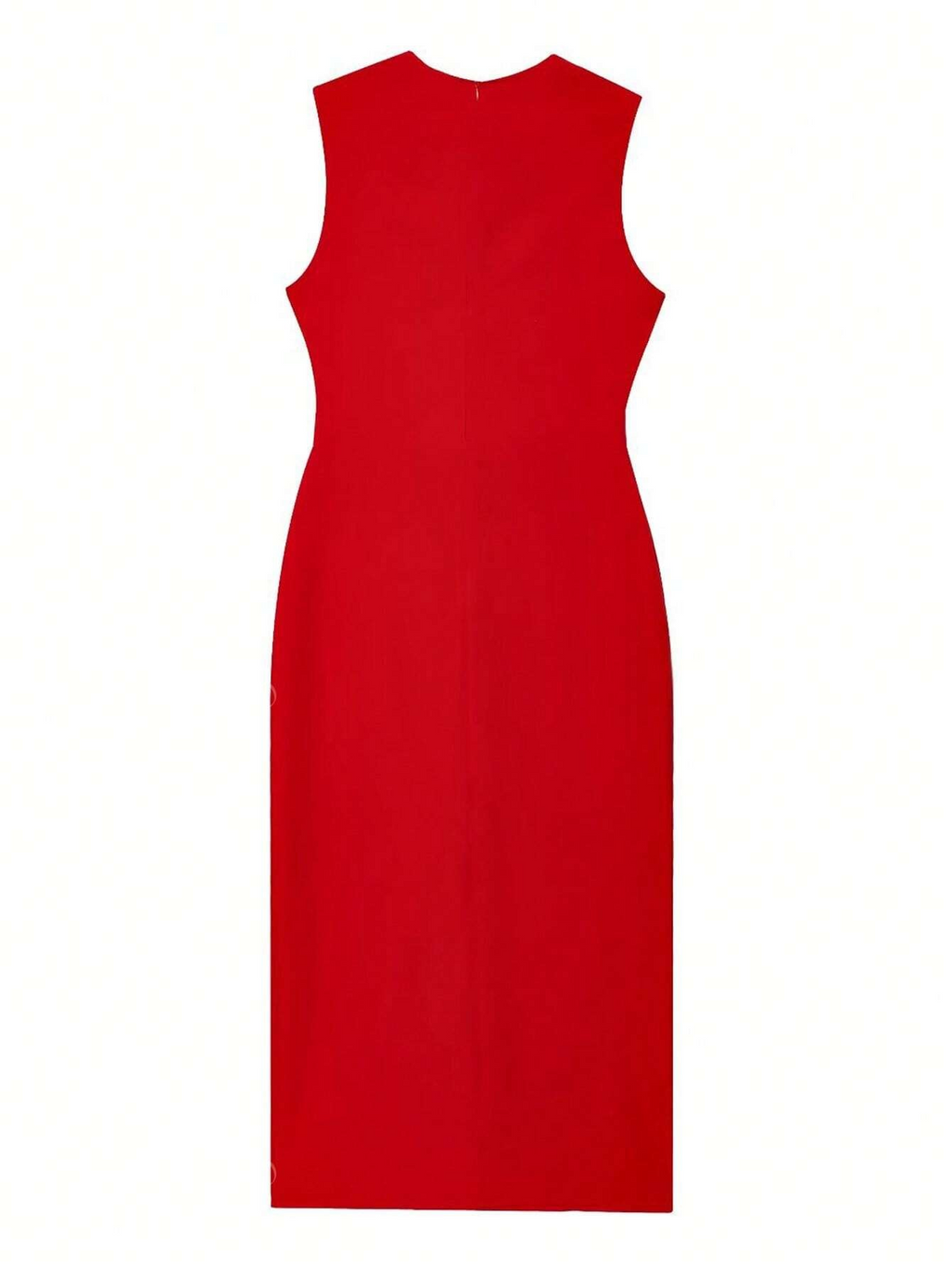 MIRELLA Midi Jurk met Riem en Knopen