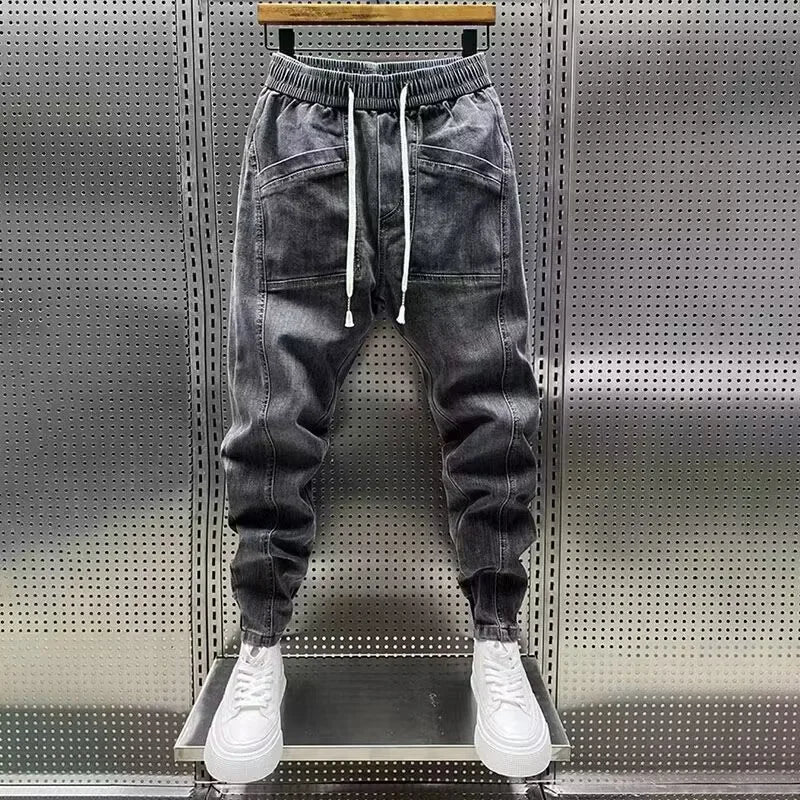 CHILLO – Stads Denim Joggingbroek