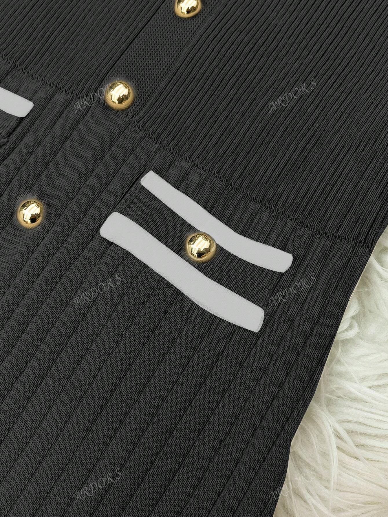 VELINE Elegante Gebreide Jurk