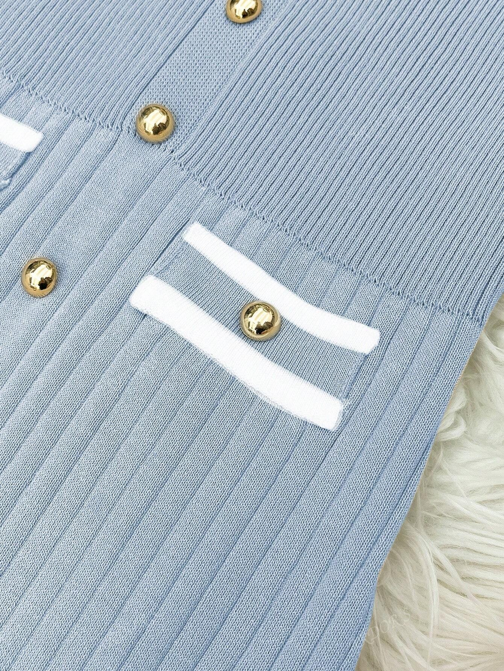 VELINE Elegante Gebreide Jurk