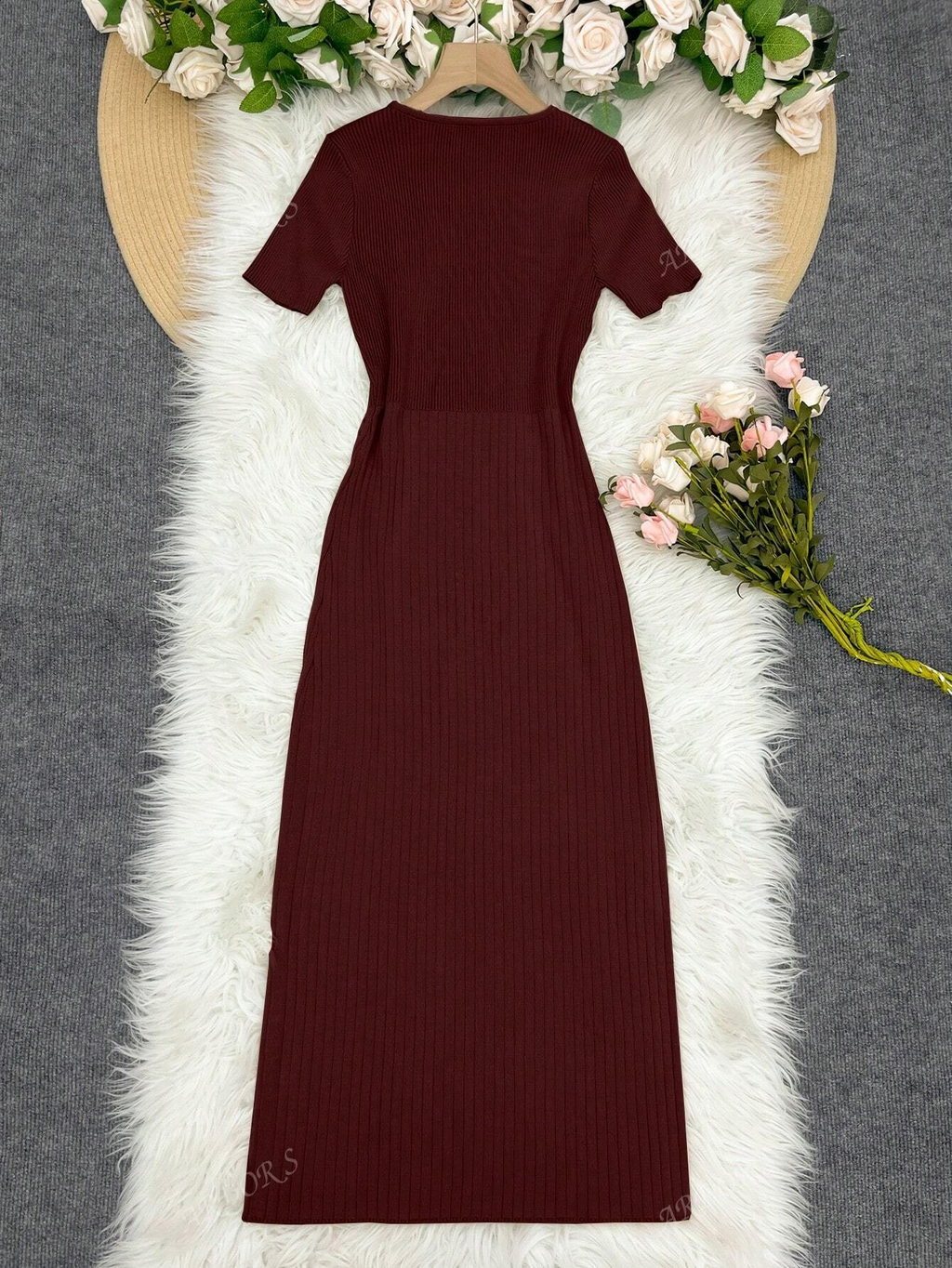 VELINE Elegante Gebreide Jurk