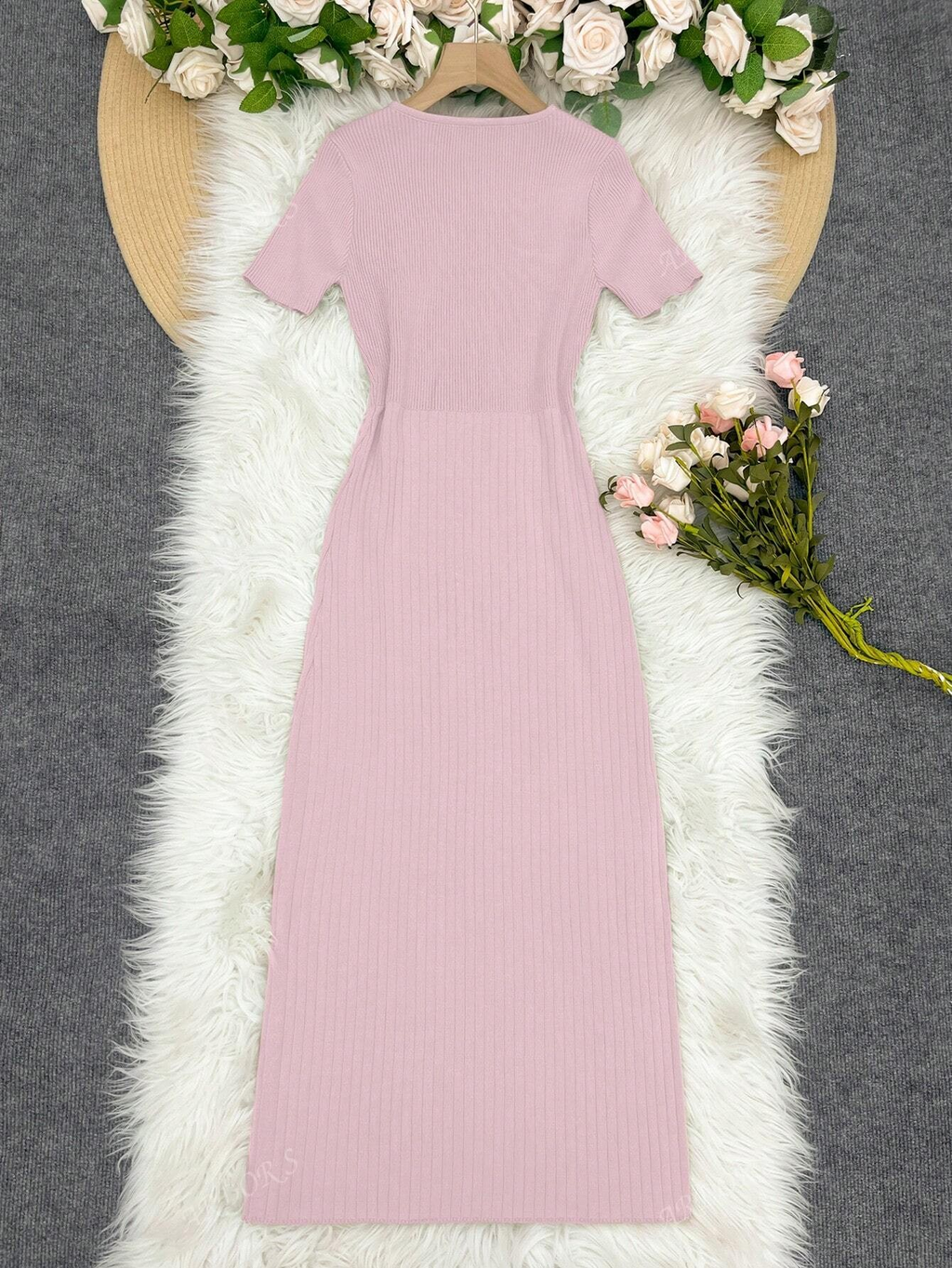 VELINE Elegante Gebreide Jurk